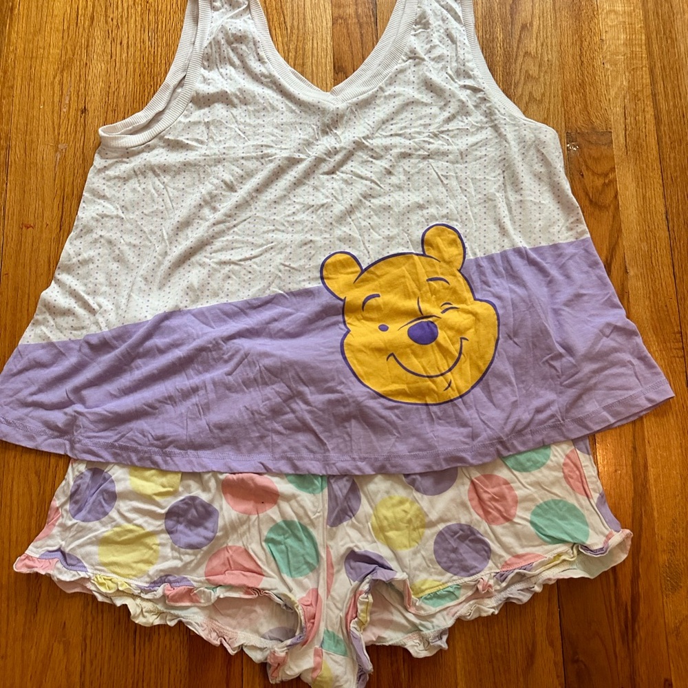 DISNEY WINNIE THE POOH PAJAMA SET 2xl